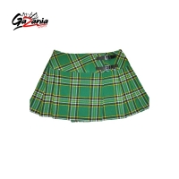 Irish National Tartan Ladies Mini Billie Pleated Kilt Skirt