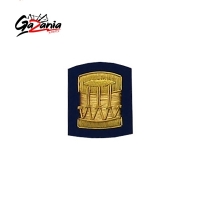 Drum Badge Gold Bullion on Blue