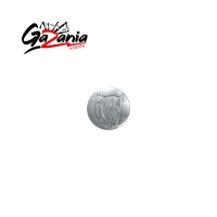 LARGE 24 mm CHROME Irish Harp Button