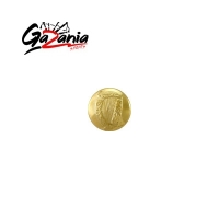 LARGE 24 mm GOLD Irish Harp Button