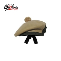 Tan Khaki Scottish Balmoral Cap