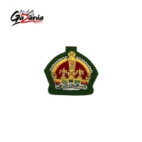 Kings Crown Badge Gold Bullion on Green