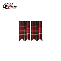 Black Stewart Tartan Kilt Flasher