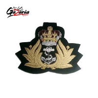 HAND EMBROIDERY BLAZER BULLION CAP BADGE