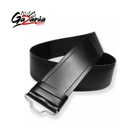  Real Black Leather Kilt Belt