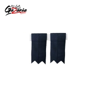 Navy Kilt Hose Sock Flashes