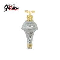 Drum major mace engraved head with eagle badge on crown