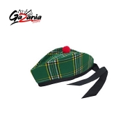 Irish National Tartan Glengarry Cap