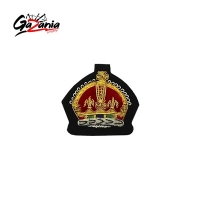 Kings Crown Badge Gold Bullion on Black